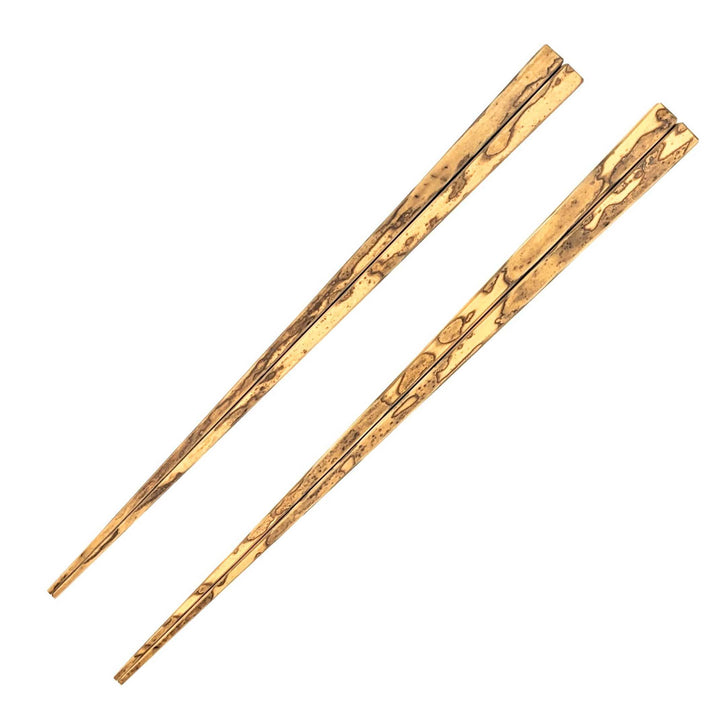 Kyoto Saga Square Pair Chopsticks Mottled Bamboo