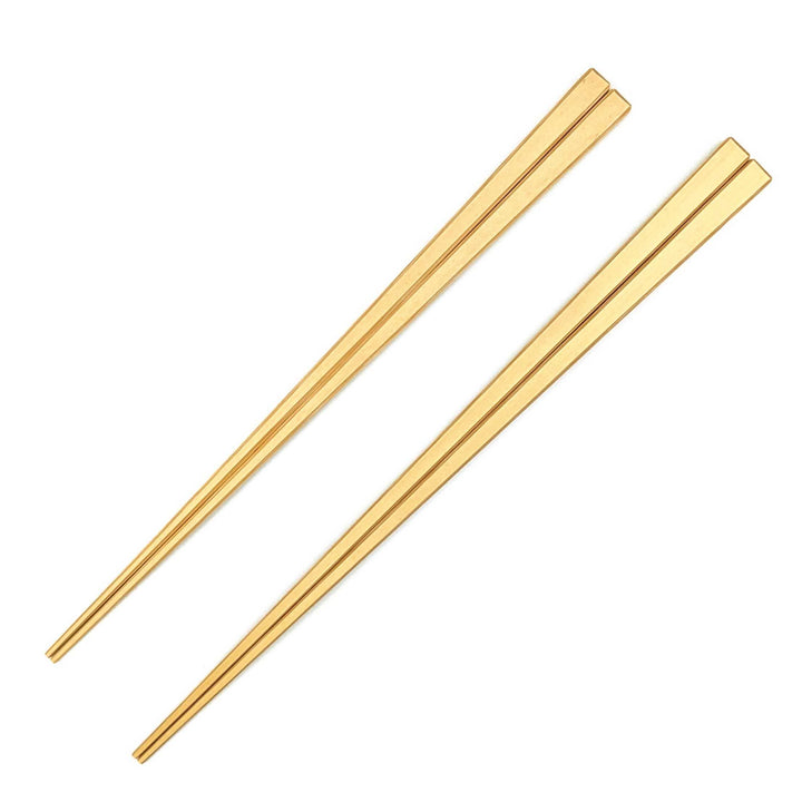 Kyoto Saga Square Pair Chopsticks White Bamboo(Engravable)