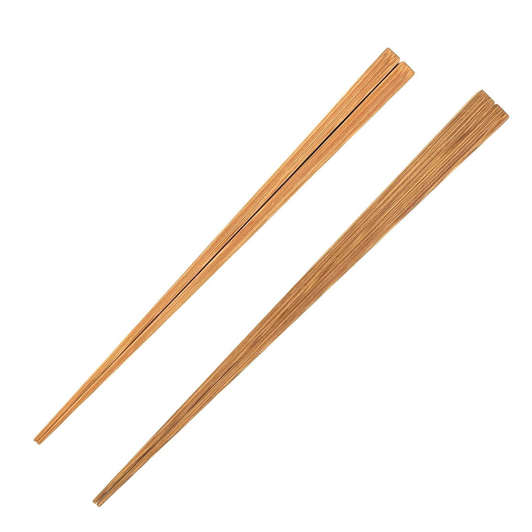 Kyoto Smoked Soot bamboo Square Pair Chopsticks