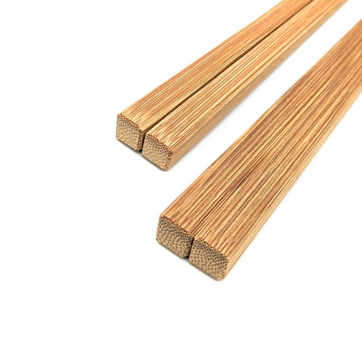 Kyoto Smoked Soot bamboo Square Pair Chopsticks