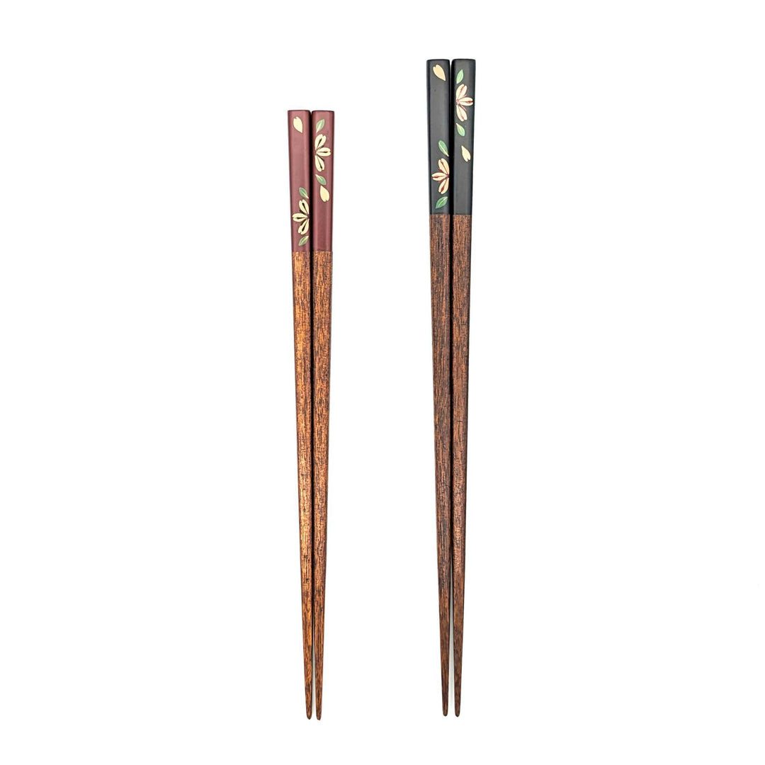 Aizu Lacquerware Chopsticks - Cherry Blossom Design (Engravable)