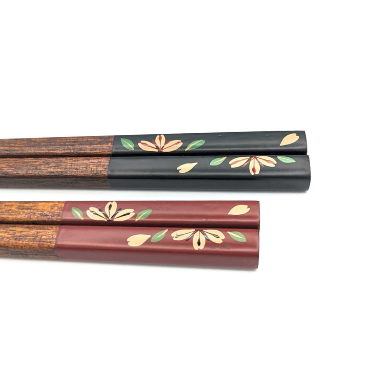 Aizu Lacquerware Chopsticks - Cherry Blossom Design (Engravable)