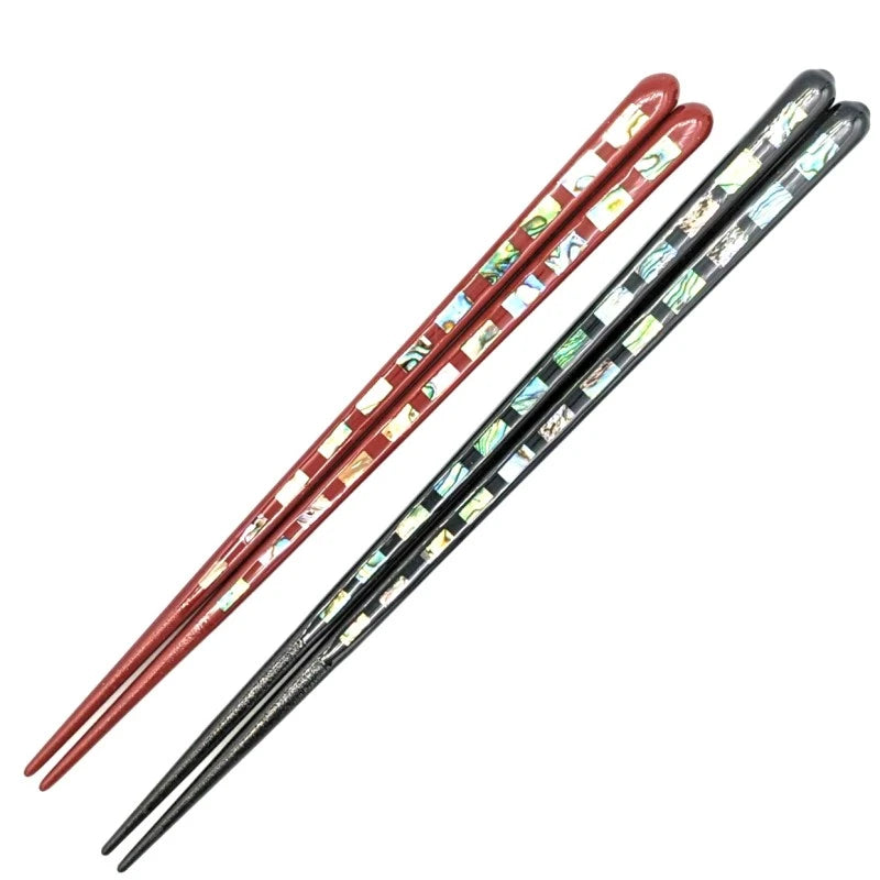 Wakasa Lacquerware Chopsticks Set - Shell Peak Design