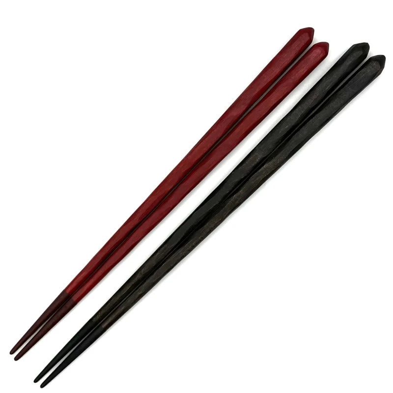 Echizen Lacquerware Chopsticks Set - Textured Carving