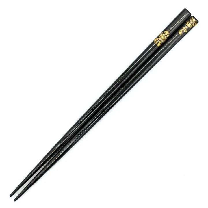 Kawatsura Lacquerware Chopsticks with Sakura Design and Textured Tips (Engravable)