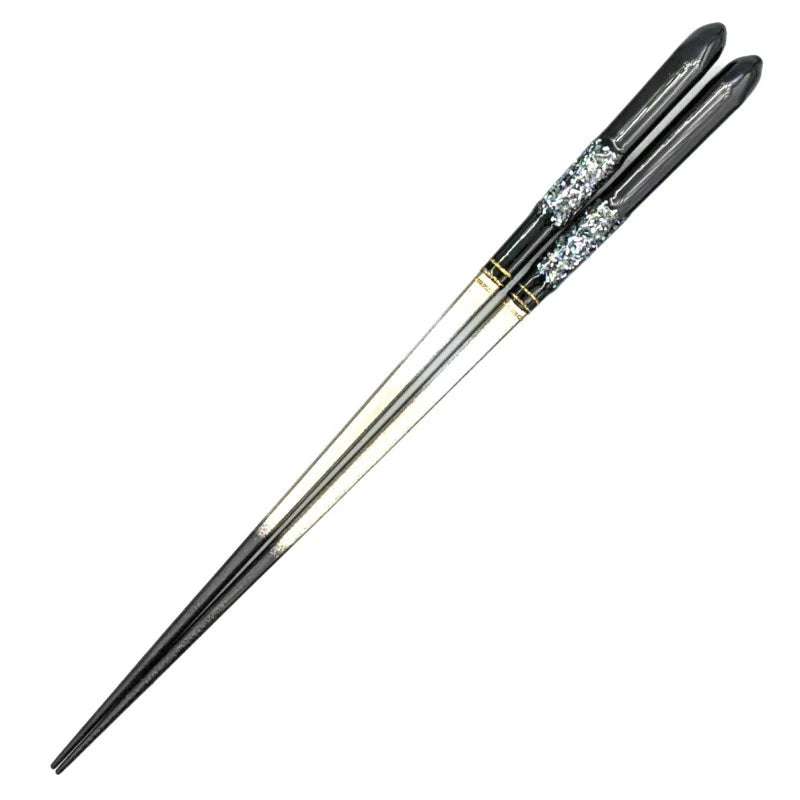 Wakasa-Nuri Starry Sky Chopsticks with Shell Inlay - Dishwasher Safe (Engravable)