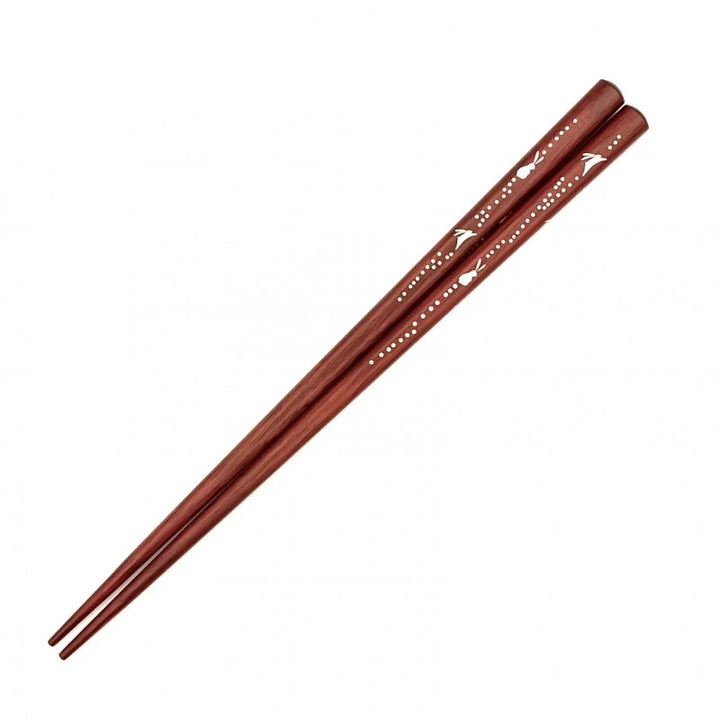 Durable and Elegant Purpleheart Chopsticks with Shell Inlay