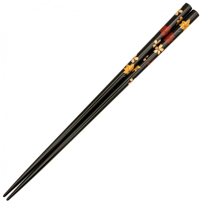 Aizu Lacquerware Chopsticks - Spring & Autumnt Motif (Engravable)
