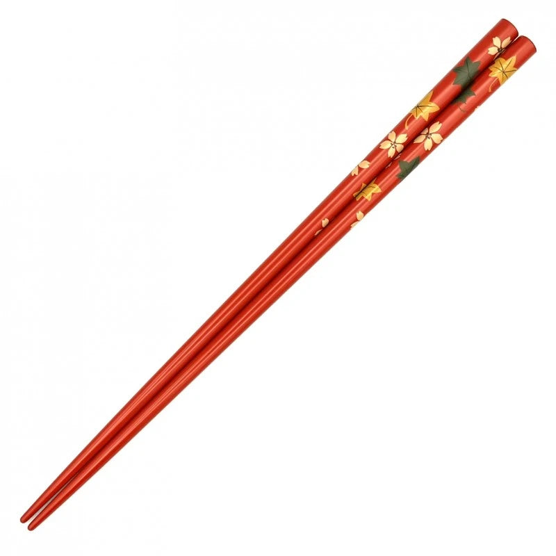Aizu Lacquerware Chopsticks - Spring & Autumnt Motif (Engravable)