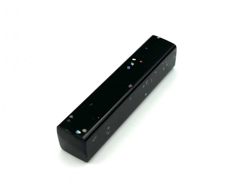 Echizen Lacquerware Scattered Black Shell Chopstick Rest