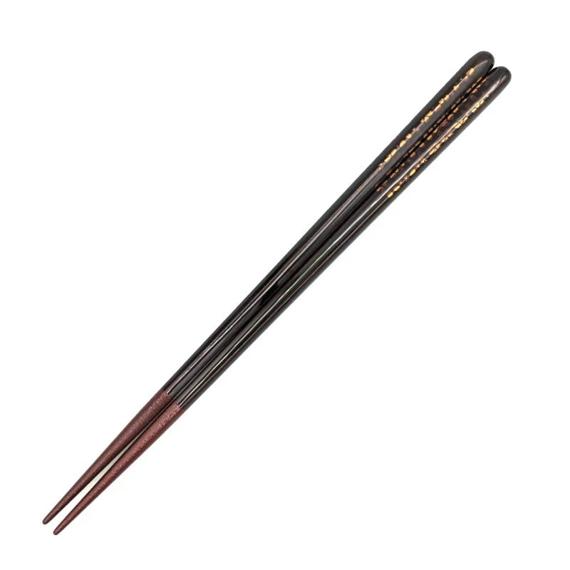 Echizen Lacquerware Chopsticks - Golden Sakura Petals (Engravable)