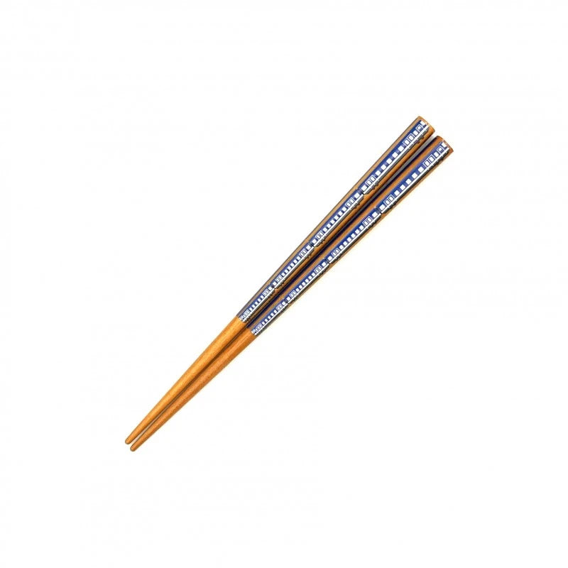 Train-Inspired Dishwasher-Safe Chopsticks - Blue (Engravavle)