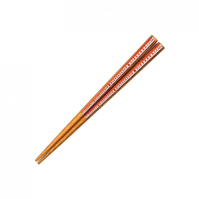 Train-Inspired Dishwasher-Safe Chopsticks - Red (Engravable)