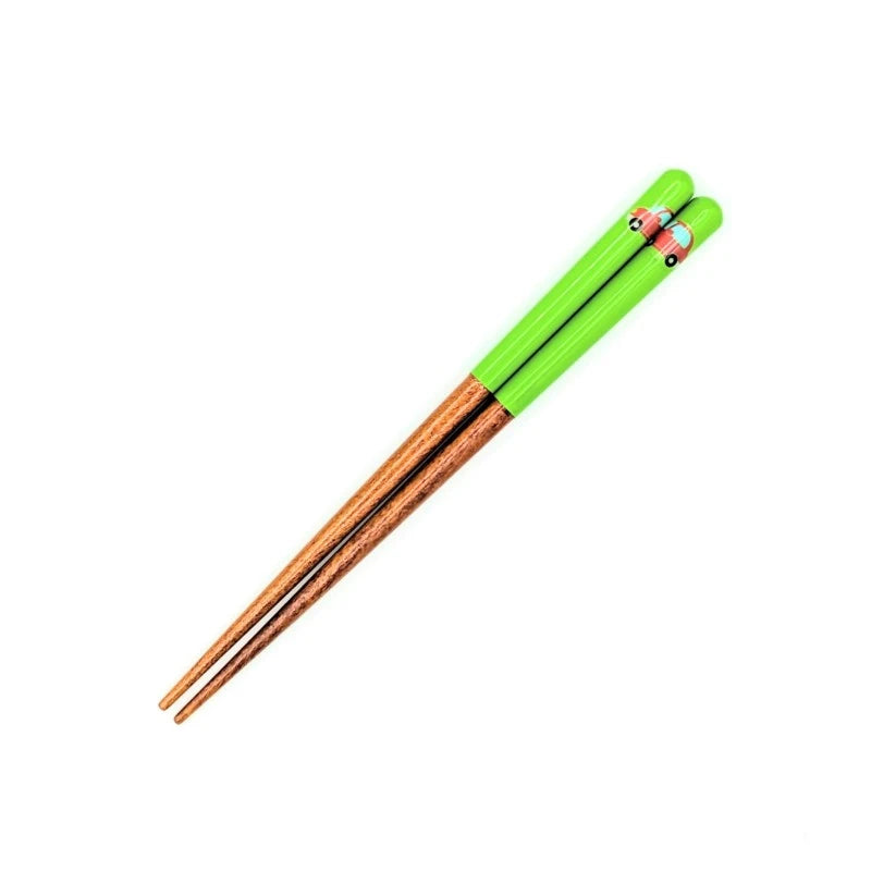 Wakasa Lacquerware Kid’s Chopsticks - Car Design (Engravable)