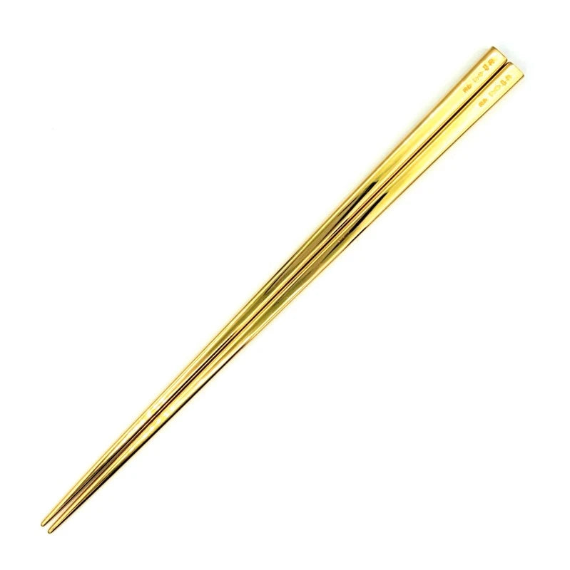 Edo Pure Gold Chopsticks – Square, 23cm/9.06in
