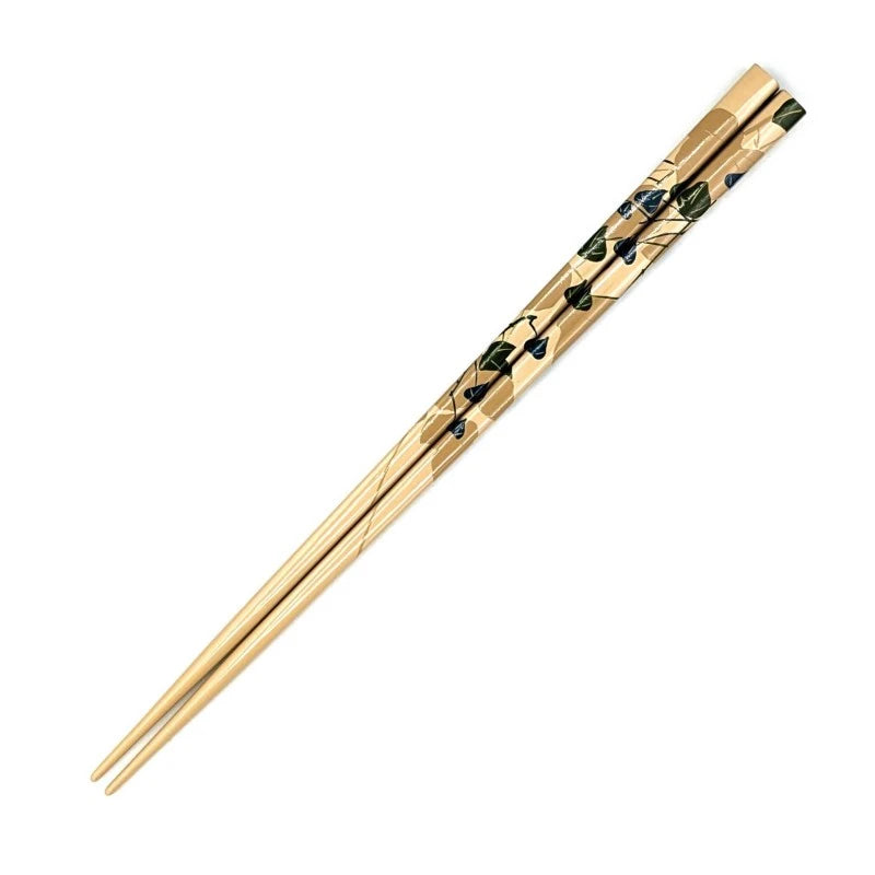 Wajima Lacquer Chopsticks – Rinpa Plum Design (Engravable)