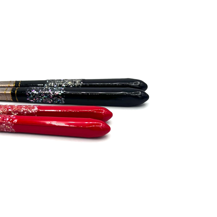 Wakasa-Nuri Starry Sky Chopsticks with Shell Inlay - Dishwasher Safe (Engravable)