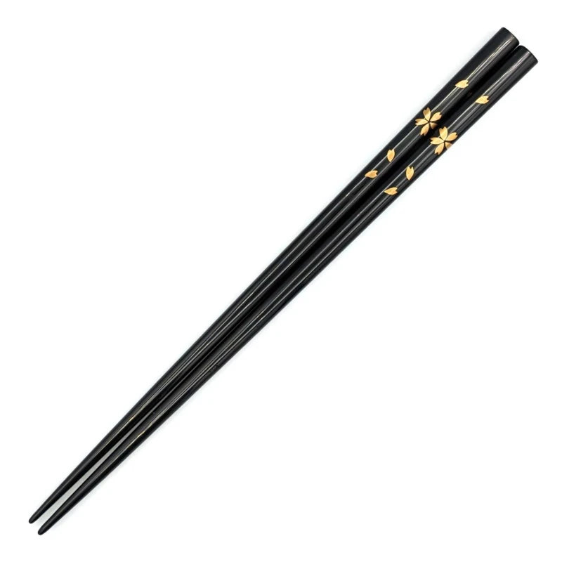 Echizen Lacquerware Chopsticks - Maki-e Sakura Design (Engravable)