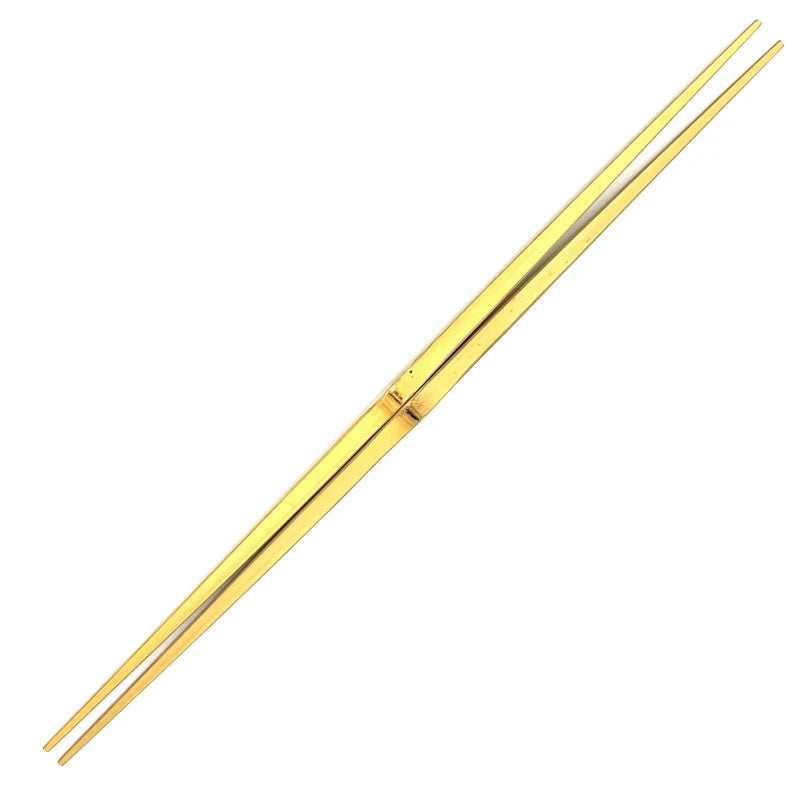Bamboo Serving Chopsticks – Rikyū Style with Middle Node