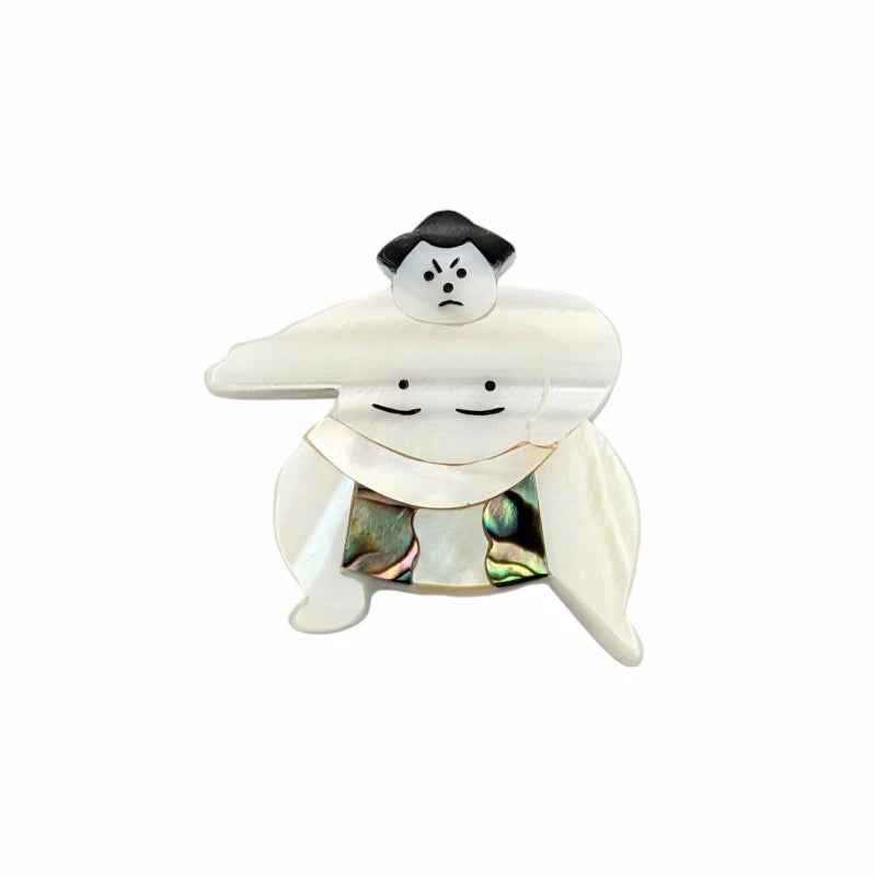 Sumo Ring Entering Ceremony Shell Chopstick Rest