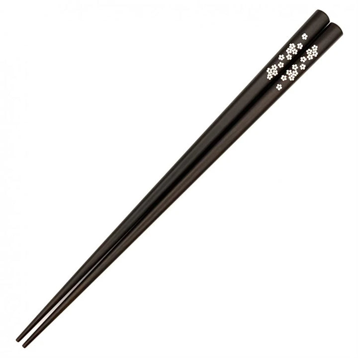 Shell Inlay Chopsticks - A variety of Japanese motifs on Ebony Base (Engravable)