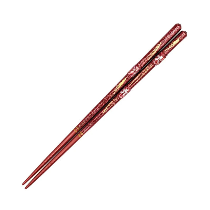 Wakasa-Nuri Sakura Rain Dishwasher Safe Chopsticks (Engravable)