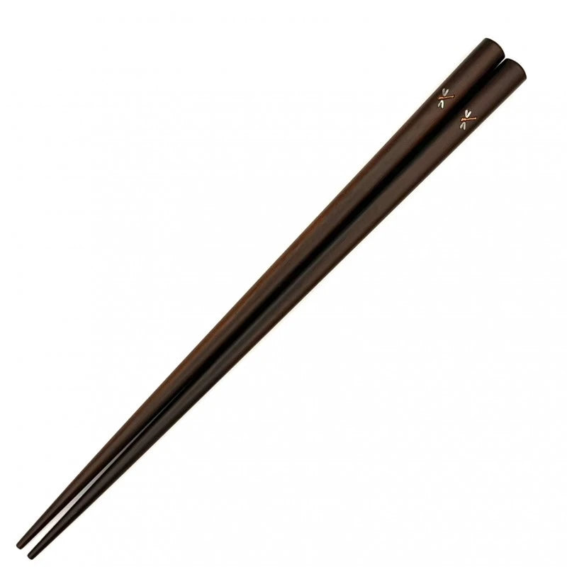 Shell Inlay Chopsticks - A variety of Japanese motifs on Ebony Base (Engravable)