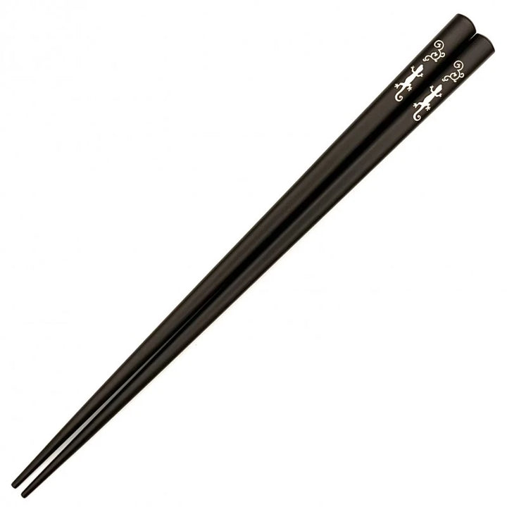 Shell Inlay Chopsticks - A variety of Japanese motifs on Ebony Base (Engravable)