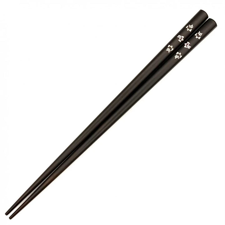 Shell Inlay Chopsticks - A variety of Japanese motifs on Ebony Base (Engravable)