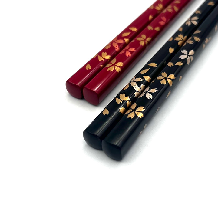 Echizen Lacquerware Chopsticks Set - Maki-e Sakura Design