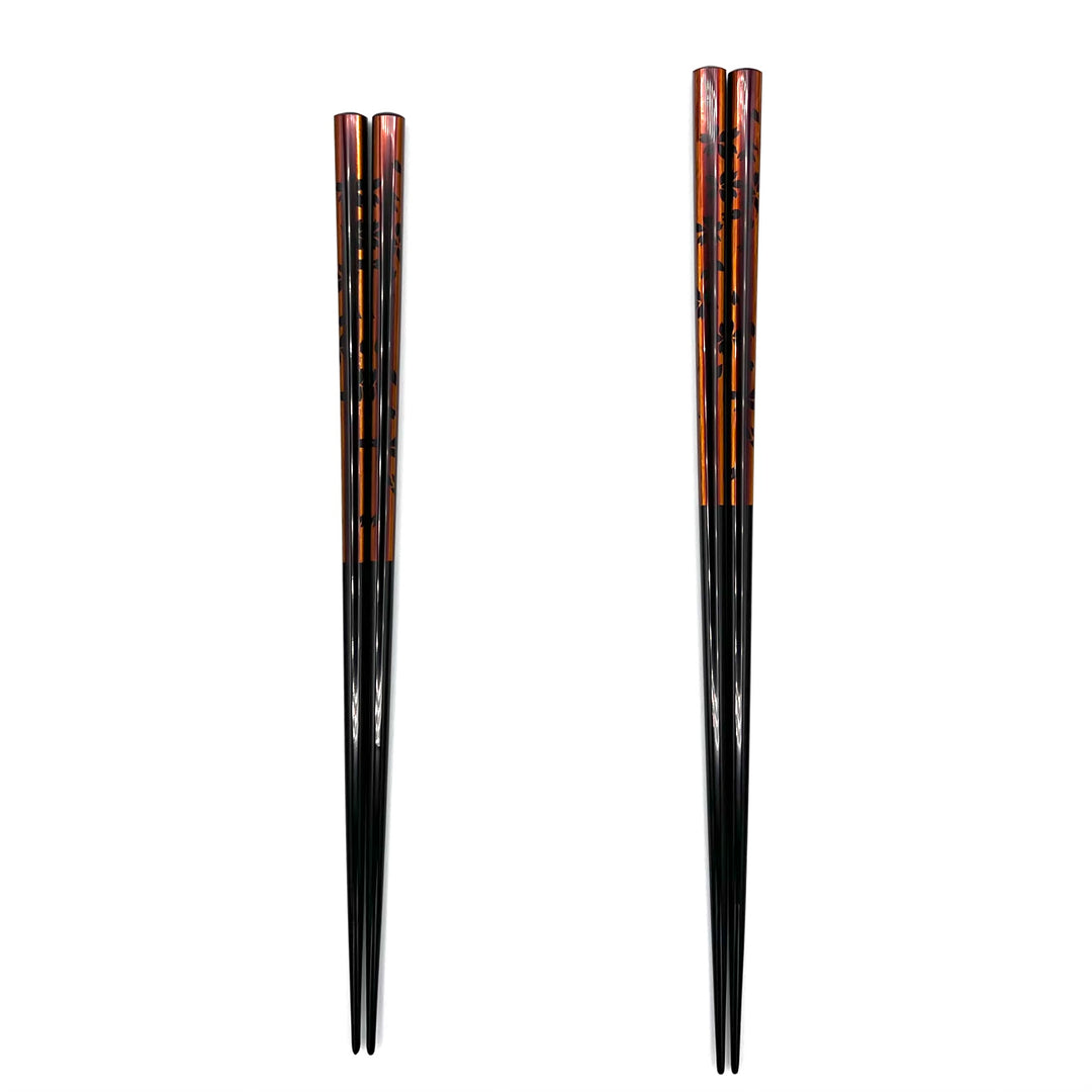 Echizen Lacquerware Chopsticks - Sakura with Gold Accents (Engravable)