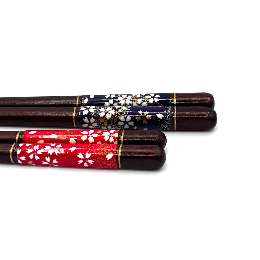 Wakasa-Nuri Tapered Tip Chopsticks - Washi Cherry Blossom
