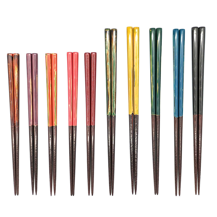 Niigata Lacquerware Beautiful Layers of Lacquer Family-Friendly Chopsticks