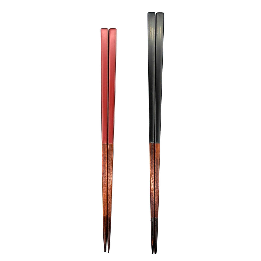 Kiso Lacquerware Chopsticks - Cypress, Two-Tone (Engravable)