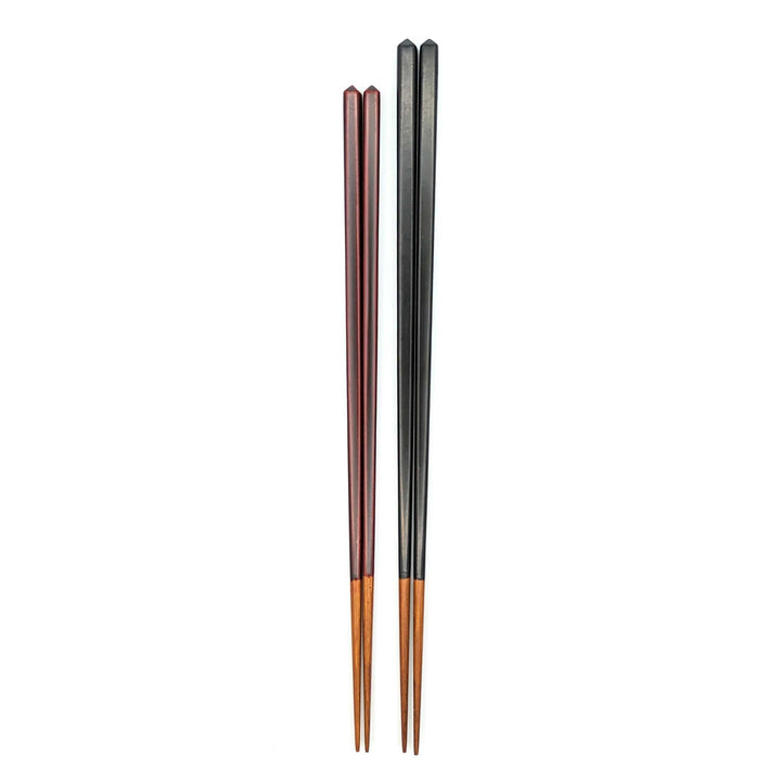 Kiso Lacquerware Diamond-Cut Thin Bamboo Chopsticks
