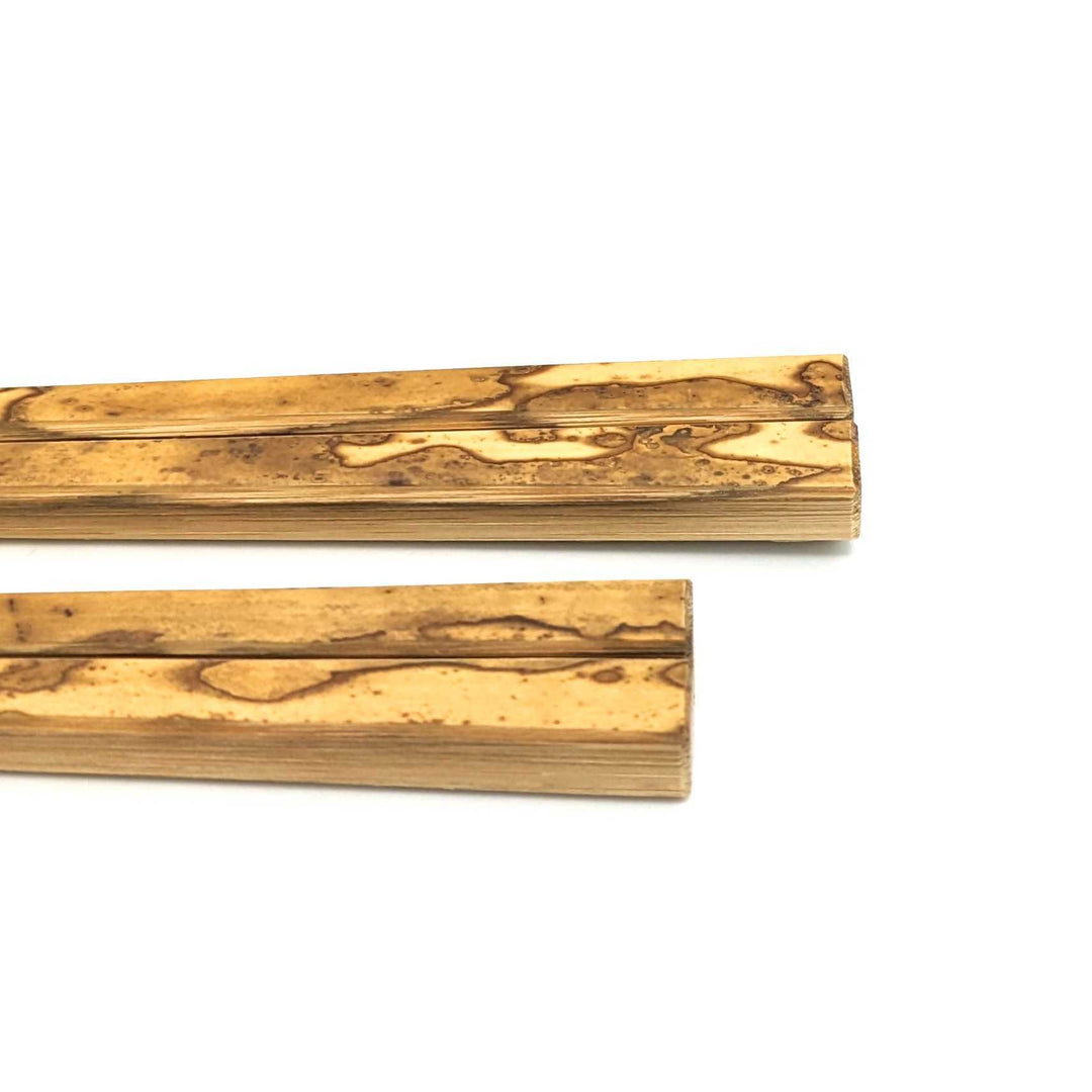 Kyoto Saga Square Pair Chopsticks Mottled Bamboo
