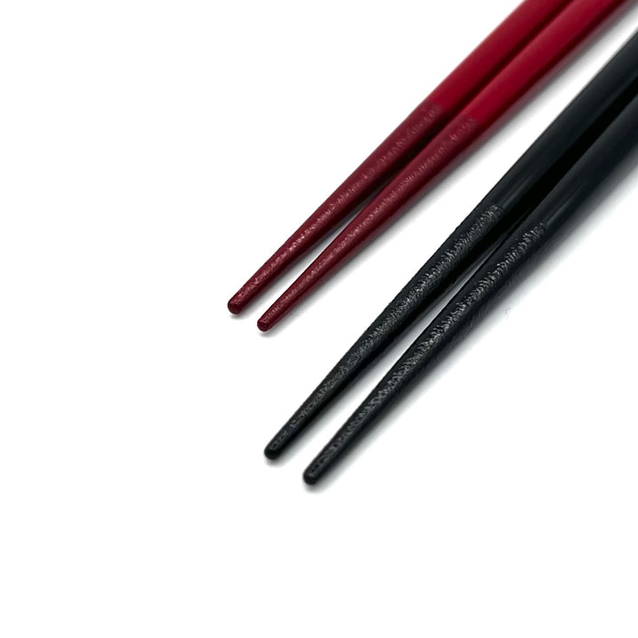Kawatsura Lacquerware Chopsticks with Turtle and Pine Motif and Textured Tips (Engravable)