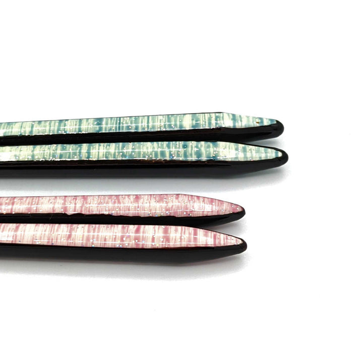 Ohajiki-Inspired Chopsticks with Non-Slip Wooden Tips (Engravable)