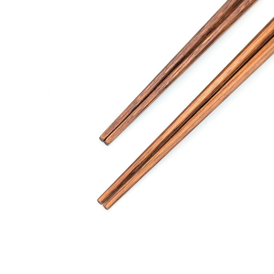 Kyoto Soot Bamboo Octagonal Chopsticks Lacquered Finish