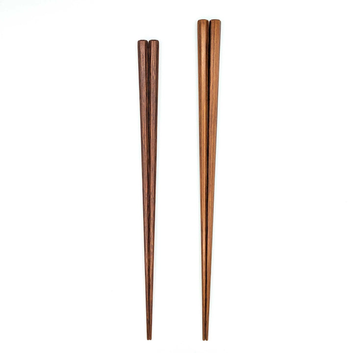 Kyoto Soot Bamboo Octagonal Chopsticks Lacquered Finish