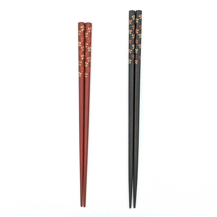 Wajima Lacquerware Slim Square Sakura Chopsticks