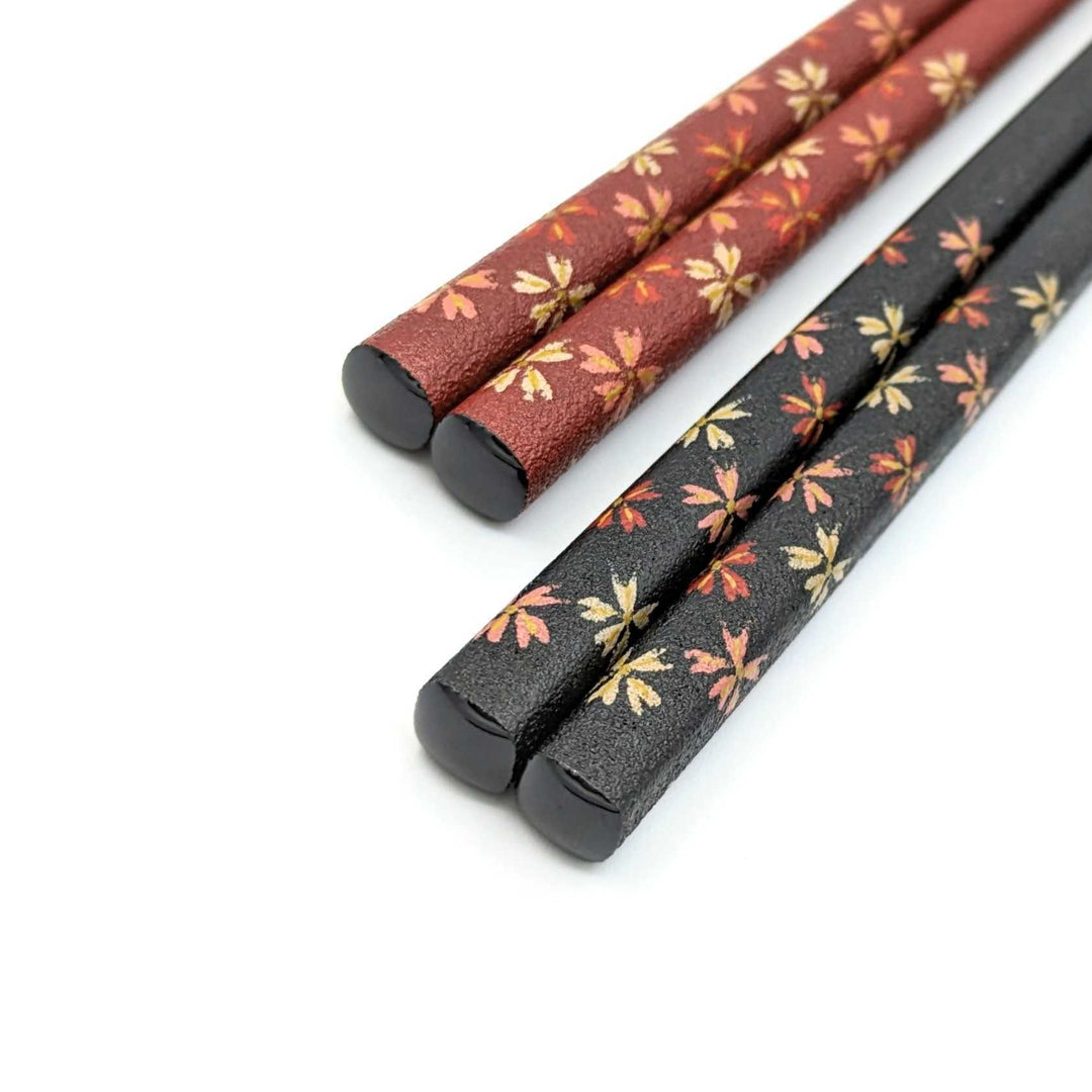 Wajima Lacquerware Slim Square Sakura Chopsticks