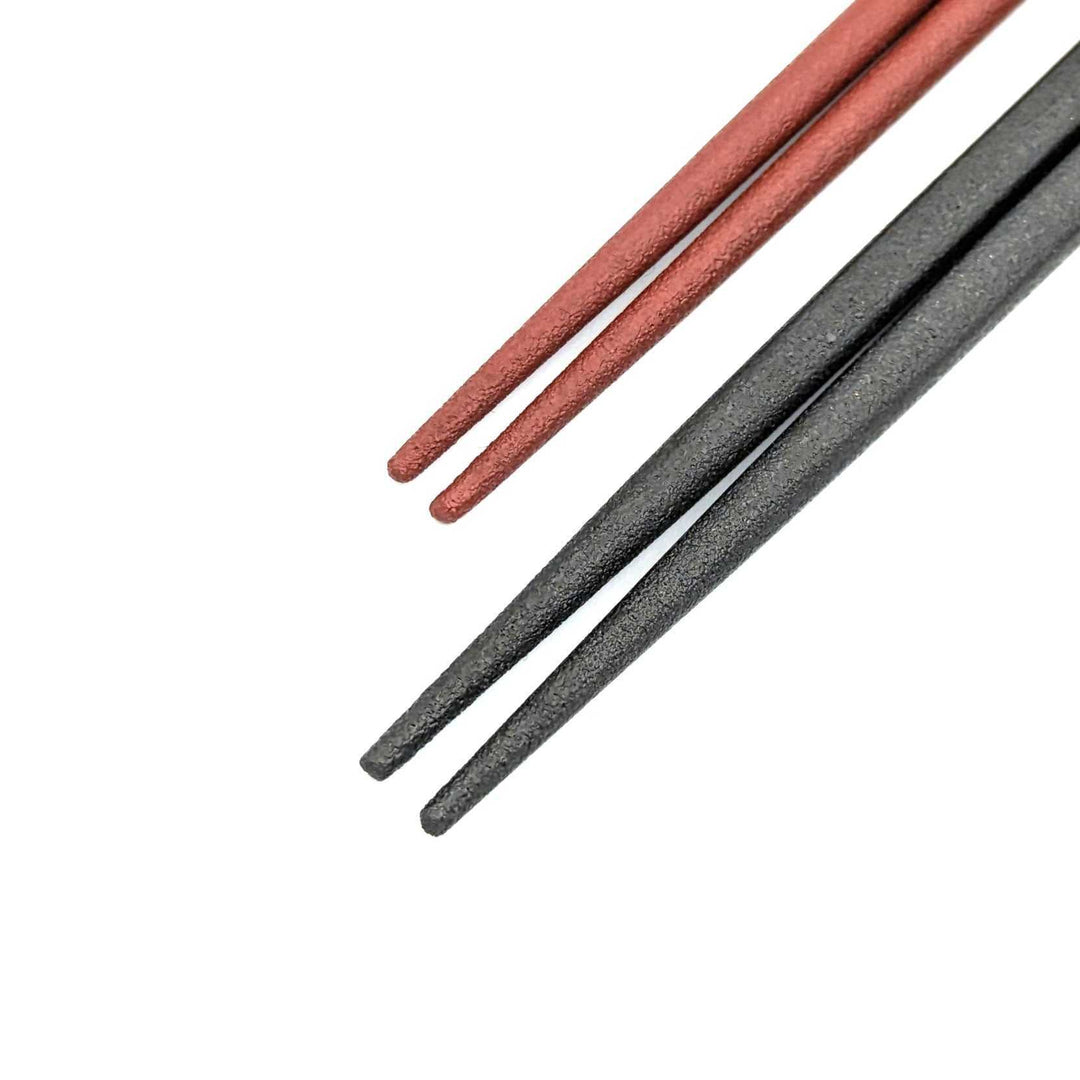 Wajima Lacquerware Slim Square Mt.Fuji Sakura Motif Chopsticks