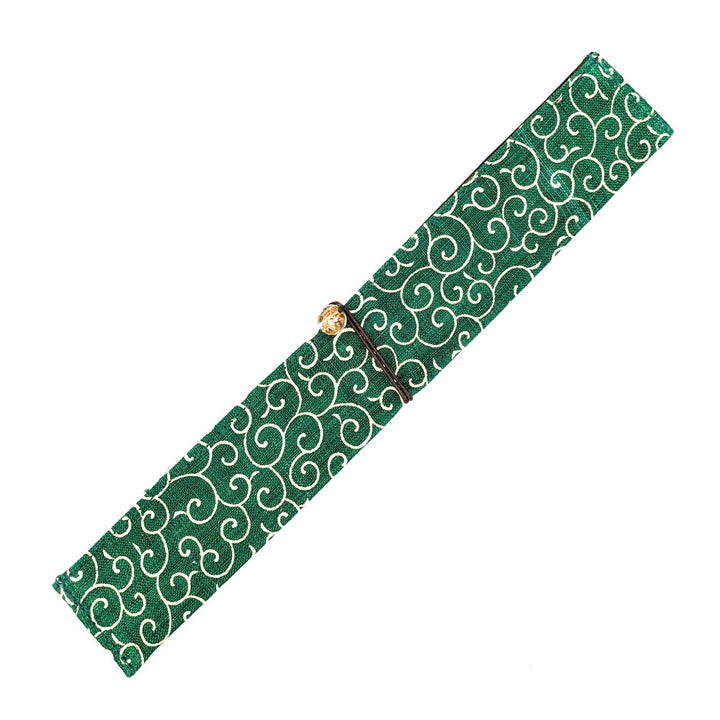 Portable Traditional Fabric Design Chopstick Bag (Up to 25 cm)