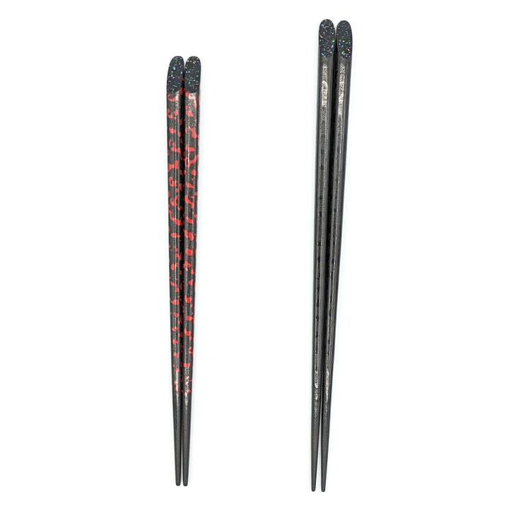 Tsugaru-nuri Top-Shaved Raden Monsha Lacquered Chopsticks