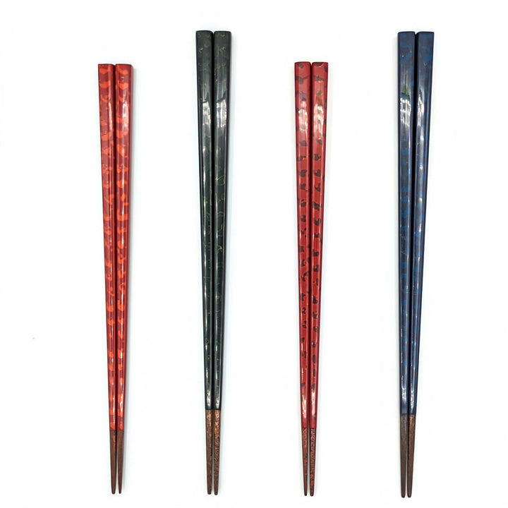 Tsugaru-Nuri Square Tapered Chopsticks (Engravable)