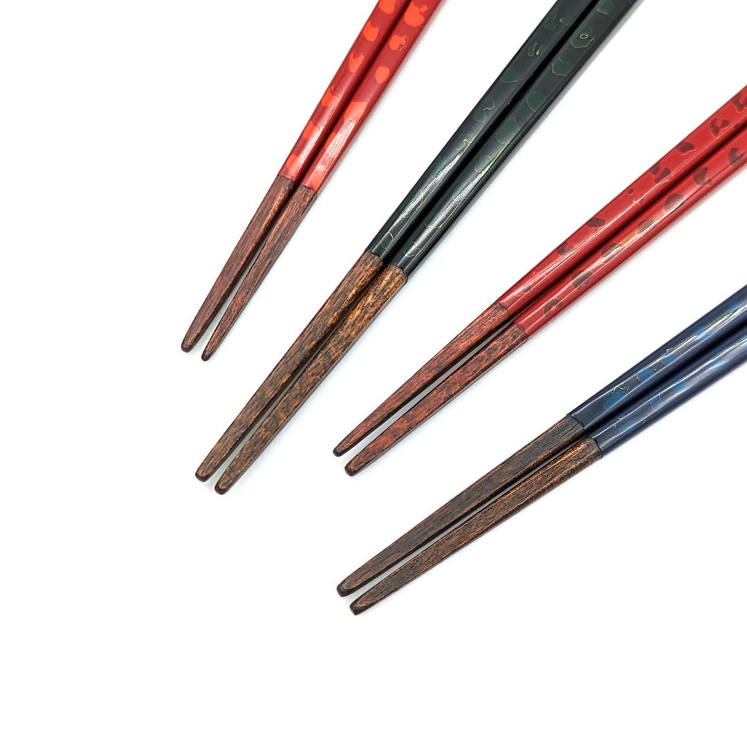 Tsugaru-Nuri Square Tapered Chopsticks (Engravable)
