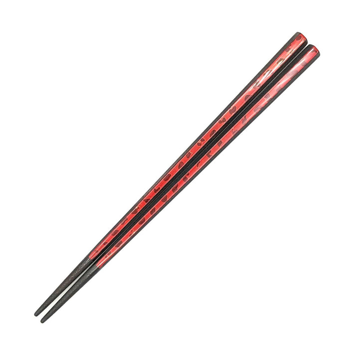 Tsugaru-nuri Hexagonal Chopsticks – Karanuri & Monsha Split Design