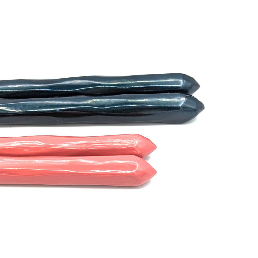 Comfortable to Use Pair Chopsticks Blue and Pink