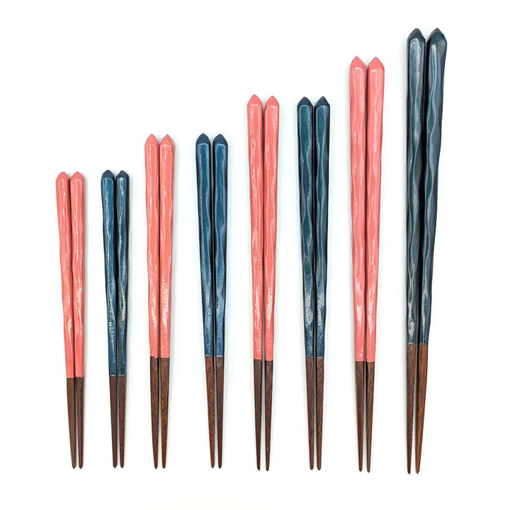 Comfortable to Use Chopsticks Blue and Pink